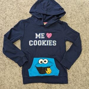 Kids Navy Blue Hoodie with Fun Graphic
